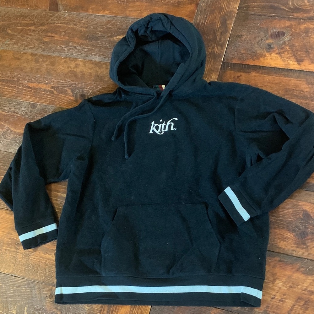 Kith Men's Black Hoodie Sweater